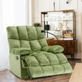 Oversized Recliner Chair 350 lb Weight Capacity, Home Oversized Velvet