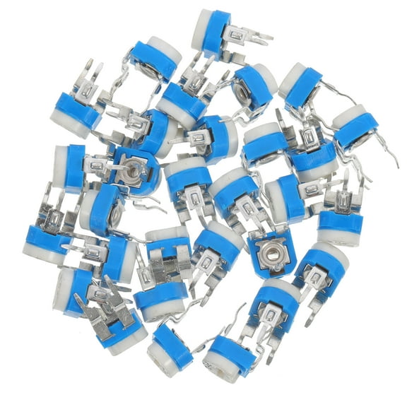 Potentiometer Resistor Variable Trimmer Breadboard Electronic Accessories Horizontal Trim Replacement Adjustable