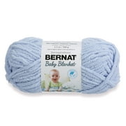 Bernat Baby Blanket 6 Super Bulky Polyester Yarn, Baby Blue 3.5oz/100g, 72 Yards