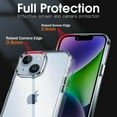 thumbnail image 3 of Entronix Clear Case Compatible with iPhone 13, Transparent Hard Back Cover, 3 of 6