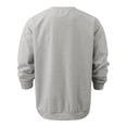thumbnail image 4 of Men Summer Tops Men Athletic Tops Mens V Neck Casual Shirts Shirts Fitted Casual Slipper Super Top Long Sleeve Shirt Pack Mens Loose Fit Workout Striped Long Sleeve Shirt Tall Extra Tall Grey 3XL, 4 of 4