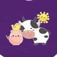 thumbnail image 4 of Inktastic Fun Farm Animals Cow, Pig, Chick Boys or Girls Baby Bib, 4 of 4