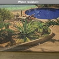 thumbnail image 6 of Ambesonne Tropical Place Mats Set of 4, Exotic Beach Summer, Standard Size, Green Blue Pale Brown, 6 of 6