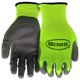 thumbnail image 1 of Guantes de trabajo BOSS con revestimiento de nitrilo de alta visibilidad, paquete de 5, 1 of 7