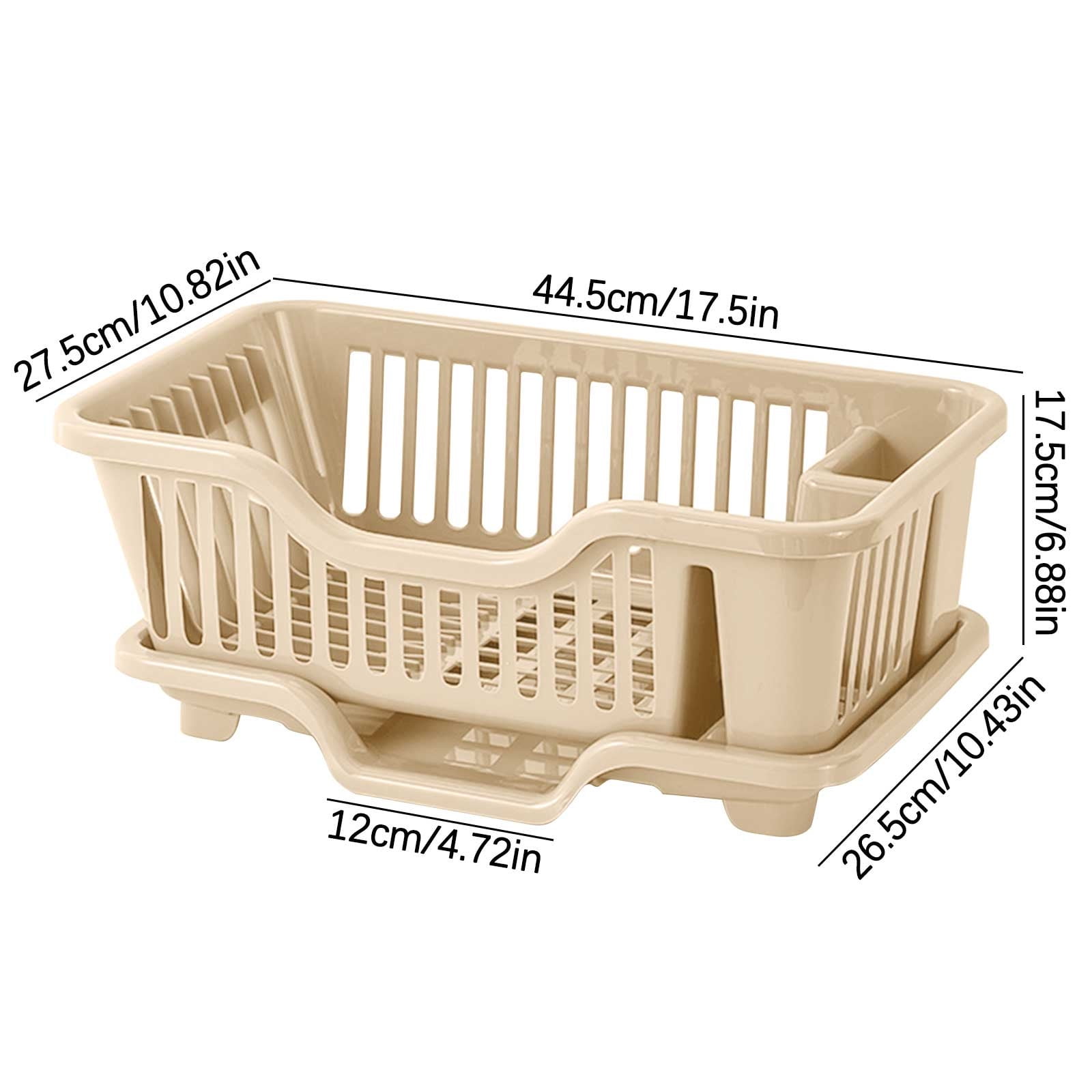 AYktou Dish Drying Rack,Dish Racks for Kitchen Counter,Mini Dish Rack with Drainboard,Dish Drainer & Tray Kitchen Sink Organizer for Small Spaces,Apartments,Boats,and More