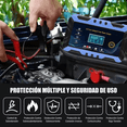 thumbnail image 3 of Cargador Inteligente BLOOSOM de 12v 6a para Batería de Auto Moto Negro/Azul, 3 of 4