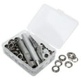 thumbnail image 4 of Grommet 100 Sets Eyelets 0.3In Tool Box Grommets Tool Three Piece Set Bubble Bag Air Eye Buckle Eyelets Grommets, 4 of 8