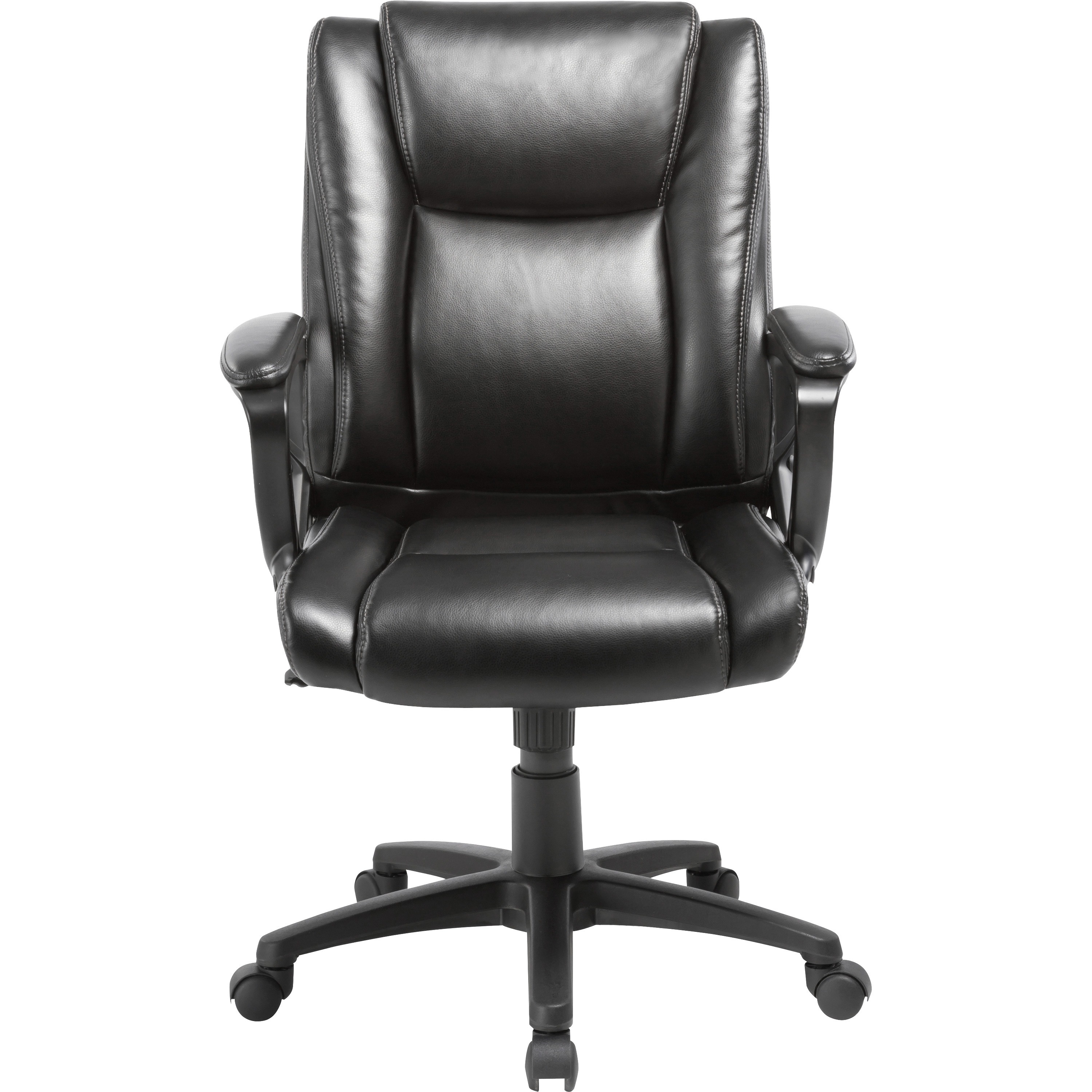 Lorell, Soho High-back Leather Chair, 1 Each - image 2 of 5
