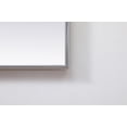 thumbnail image 2 of Metal Frame Square Mirror 48 inch in Silver, 2 of 7
