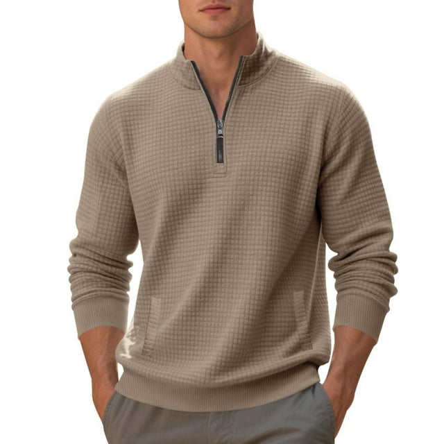 pstuiky manga larga de hombre, Sudadera con capucha informal de colores sólidos para hombre, jersey de manga larga con bolsillo y cuello alto camisetas de hombre s