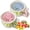 Blue+Pink, variant on Fruit Storage Containers for Fridge with Colander, 2-in-1 Fruit Washing Bowl with Handle, Stackable Produce Saver for Kitchen Counter