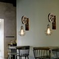 thumbnail image 2 of Juego de 2 lámparas de pared industriales, iluminación de pared vintage, lámpara de pared con polea, iluminación interior para bar, dormitorio, sala de estar, restaurante, cafetería, pasillo, 2 of 4