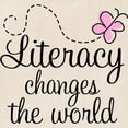 thumbnail image 4 of CafePress - Literacy Reading Quote Tote Bag - Unisex Canvas Tote Bag, Beige, 1-Piece, 4 of 9
