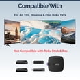 thumbnail image 5 of Replacement Remote Control for Roku Player (RK-H2) - Compatible with Roku Express, Premiere, Box, Player & Roku 1/2/3/4, Easy Setup, Shortcut Keys, 1 Pack (Not for Roku Stick/TVs), 5 of 7