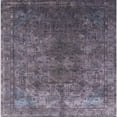 thumbnail image 1 of Ahgly Company Machine Washable Indoor Square Industrial Modern Plum Purple Area Rugs, 4' Square, 1 of 7