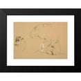 thumbnail image 2 of Jacques-Raymond Brascassat 14x11 Black Modern Framed Museum Art Print Titled - Lyded Cow Studies, 2 of 5