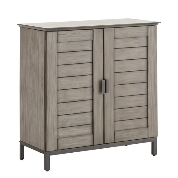 Weston Home Arron Shoe Storage Cabinet, Grey