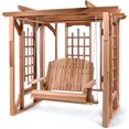 thumbnail image 2 of Cedar Pergola with Swing, 2 of 2