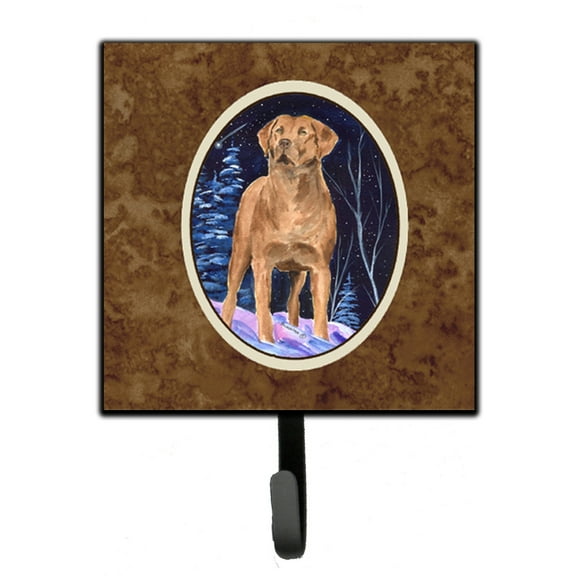 Carolines Treasures SS8355SH4 Starry Night Chesapeake Bay Retriever Leash or Key Holder 7Hx4.25W multicolor