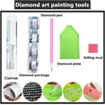 thumbnail image 4 of Diamond Painting for Adult Beginners - Flower Plant Diamond Art Kit, 5D DIY Diamond Art Kit, Fully Drilled Diamond Points, Ready to Give as Gift Home Wall Decor Gift, Size 16" x 20" (Unframed), 4 of 6
