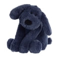 thumbnail image 2 of Peluche Aurora Dexter Perro Abrazable Azul Marino 33 cm, 2 of 7
