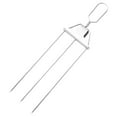 thumbnail image 4 of 3-Prong Skewer Stick Needles Kebab 3 Way Forks Stainless Steel Barbecue Grill Fork Household BBQ Non-stick, 4 of 7
