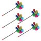 thumbnail image 2 of 5pcs mariposas patrón Molino de viento juguetes niños dibujos animados Pinwheels Playthings HOMEMAXS 11097382-MX, 2 of 6