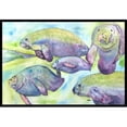 thumbnail image 1 of Carolines Treasures 8544-MAT Manatee Tapis Intérieur Ou Extérieur - 18 x 27 Po, 1 of 4