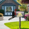 thumbnail image 5 of Yayeee Mailbox Cover Magnetic Standard Size Post Box Cover Wrap Decor, Red UFO, 5 of 9