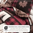 thumbnail image 2 of Lodge Quilt Set - Lightweight, Soft, All-Season - 2-Piece Reversible Rustic Bedding Set (Twin / Twin XL, Red / Black), 2 of 6