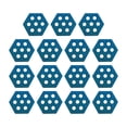 thumbnail image 4 of Almohadillas de tracción hexagonales para tabla de surf, alfombrilla antideslizante para cubierta, 15 piezas Azul Zulema Almohadillas para tablas de surf, 4 of 8