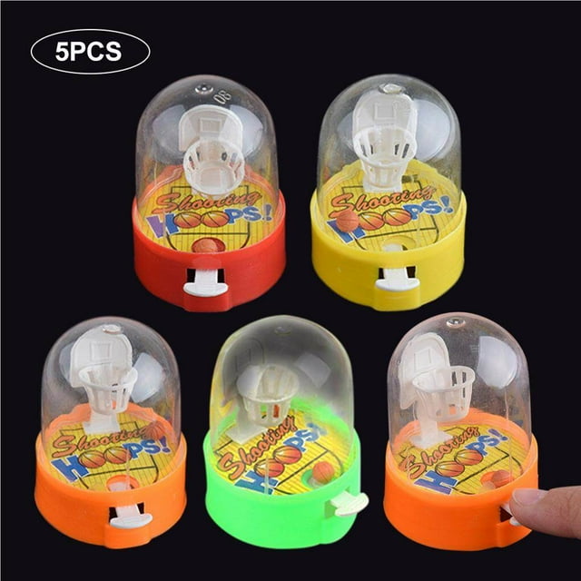 5X Finger Basketball Mini Toy Entertainment Long-lasting Attractive Finger Exquisite Space Saving Compact Size Multicolored Interaction Toys