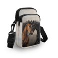 thumbnail image 3 of HELLHERO Horse Pattern Polyester Messenger Bag with Shoulder Strap Travel, Outdoor and Daily Use Leakproof, 3 of 6