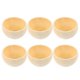 thumbnail image 2 of Bowl Set Wooden Craft Bowls Diy Decoration Craft Supplies Ivory 5.50X3.00X2.00Cm Holding Trinkets 6Pcs, 2 of 5