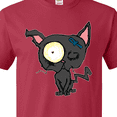 thumbnail image 4 of Inktastic Goth Animals Pets Black Cat T-Shirt, 4 of 5