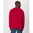 thumbnail image 2 of Hanes Ultimate Men's Heavyweight Fleece Crewneck Sweatshirt Deep Red 3XL, 2 of 4