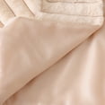 thumbnail image 5 of OGLCCG Girl's Faux Fur Coat Long Sleeve Button Front Fuzzy Hooded Cropped Jacket Fall Winter Fluffy Sherpa Coat(Beige,9-10Years), 5 of 8