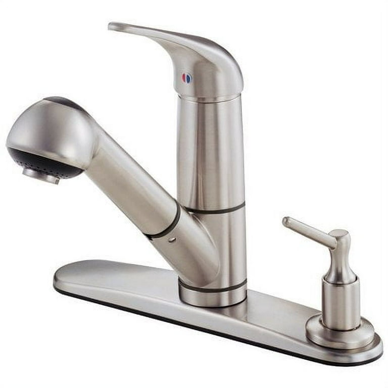 Danze Melrose D455612 Single Handle Pull Out Kitchen Faucet with