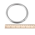 thumbnail image 4 of Uxcell 304 Stainless Steel Welded Rings, Hardware for Hanging Plant Crafts 120mm, 4 of 5