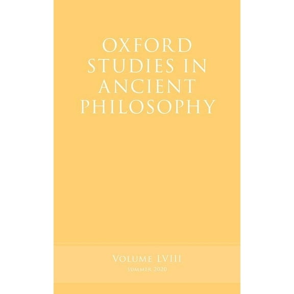 Oxford Studies in Ancient Philosophy Oxf Stud Ancient Philos V58 Osap P, (Paperback)