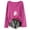 Hot Pink0812, variant on Women's Cancer Pink Ribbon Graphic Tshirts Plus Size Trendy Letter Printed Long Sleeve Fall Tops Ladies Causal Loose Fit V Neck Tees White02 XL
