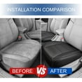 thumbnail image 5 of 1 Pack Black Ventilated Cool Bottom Car Seat Cover, 3D Air Mesh Breathable Front Leather Car Seat Protectors, Universal Fit Automotive Comfortable Seat Cushion with Storage Pocket for Car Truck SUV, 5 of 6