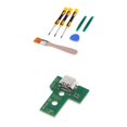 thumbnail image 1 of Pieza De Reparación Puerto Del Cargador Terminal De Carga Del Zócalo De Alimentación Micro USB De 12 Pines Para PS4 3ra Generación Con Paquete De Baoblaze Puerto de carga micro USB, 1 of 8