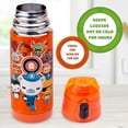 thumbnail image 3 of Octonauts Above & Beyond Stainless Steel 13 oz Insulated Water Bottle for Boys - Easy to Use for Kids - Reusable Spill Proof BPA-Free Orange Water Bottle, 3 of 5