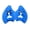Blue, variant on Universals Swimming Paddles for Various Age Groups Adjustable Straps Swimming Training Hands Flippers