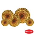 thumbnail image 3 of Metallic Fans, Asstd, (5/Pkg), 3 of 4