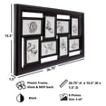 thumbnail image 6 of Pemberly Row Modern / Contemporary Black Montage Collage Frame, 6 of 6