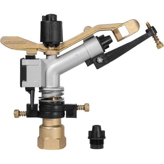 Sime Funny 1" Part Circle Impact Sprinkler w/Nozzles