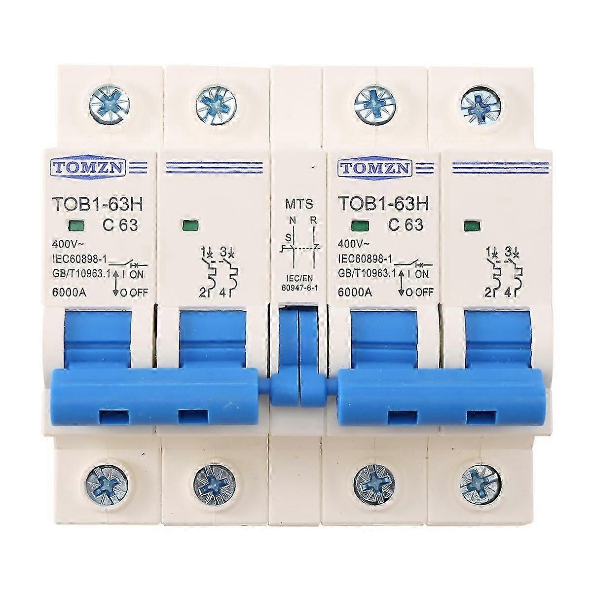 Tomzn 2p+2p Mts Tomzn Ac Dual Power Manual Fer Switch Circuit Breaker ...