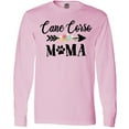 thumbnail image 3 of Inktastic Cane Corso Mama with Flowers and Arrow Long Sleeve T-Shirt, 3 of 5